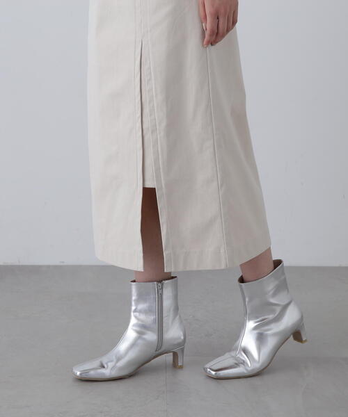 N.(N. Natural Beauty Basic)(エヌエヌナチュラルビューティーベーシック)の「◆コーデュロイスリットスカート(スカート・レディース・チャコールグレー/クリーム/ブラウン・SMALL/MEDIUM)」の21枚目の写真