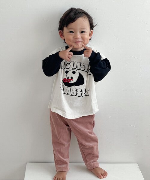 BREEZE(ブリーズ)の「カラバリカットコールパンツ(その他パンツ・キッズ・ピンク/ベージュ/オレンジ/グリーン/ブラック・140/80/90/100/110/120/130)」の6枚目の写真