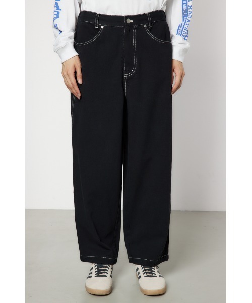 RODEO CROWNS WIDE BOWL（ロデオクラウンズワイドボウル）の「color stitching pants（その他パンツ・メンズ・アイボリー/ブラック/ブラウン・LARGE/MEDIUM）」の9枚目の写真
