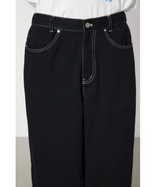RODEO CROWNS WIDE BOWL（ロデオクラウンズワイドボウル）の「color stitching pants（その他パンツ・メンズ・アイボリー/ブラック/ブラウン・LARGE/MEDIUM）」の12枚目の写真