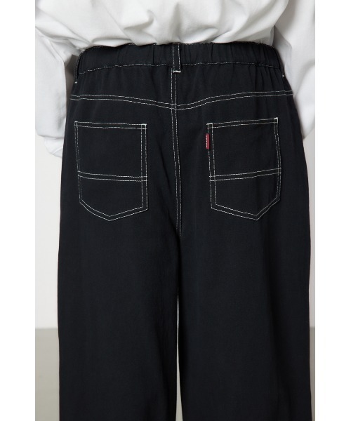 RODEO CROWNS WIDE BOWL（ロデオクラウンズワイドボウル）の「color stitching pants（その他パンツ・メンズ・アイボリー/ブラック/ブラウン・LARGE/MEDIUM）」の13枚目の写真