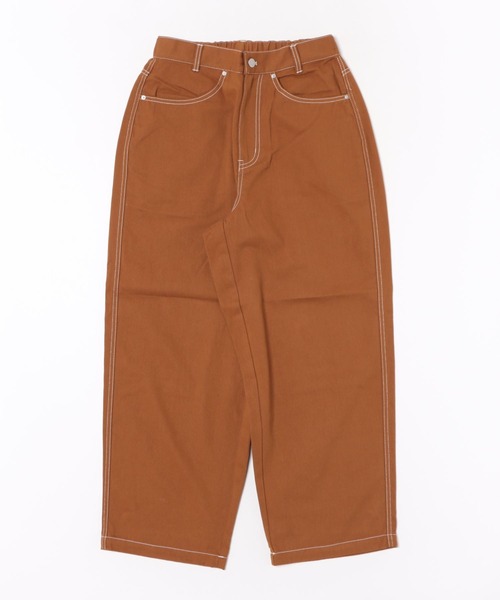 RODEO CROWNS WIDE BOWL（ロデオクラウンズワイドボウル）の「color stitching pants（その他パンツ・メンズ・アイボリー/ブラック/ブラウン・LARGE/MEDIUM）」の17枚目の写真