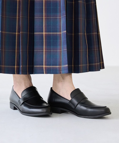 welleg(ウェレッグ)の「整うローファー(ローファー・レディース・ブラック/ブラック系1・22.5cm/23.0cm/23.5cm/24.0cm/24.5cm)」の4枚目の写真