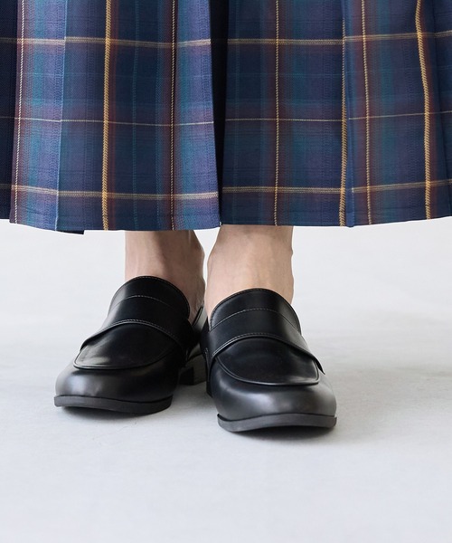 welleg(ウェレッグ)の「整うローファー(ローファー・レディース・ブラック/ブラック系1・22.5cm/23.0cm/23.5cm/24.0cm/24.5cm)」の5枚目の写真