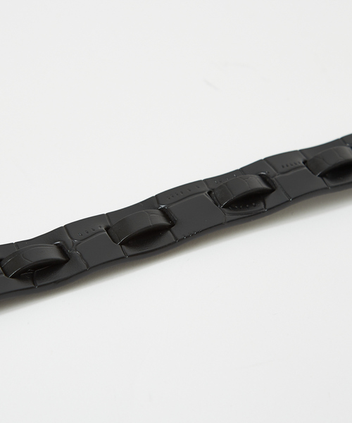 ABAHOUSE(アバハウス)の「Black Leather Hook Belt /ピックベルト/フックベルト/ユニセックス(ベルト・メンズ・その他1/その他2/その他3/その他4・フリー)」の15枚目の写真