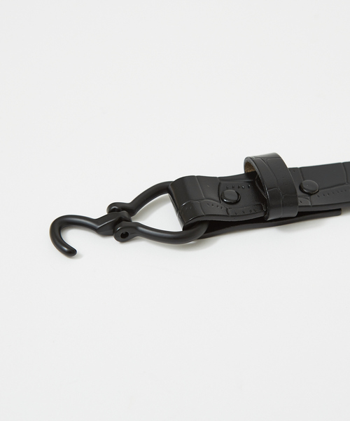 ABAHOUSE(アバハウス)の「Black Leather Hook Belt /ピックベルト/フックベルト/ユニセックス(ベルト・メンズ・その他1/その他2/その他3/その他4・フリー)」の18枚目の写真