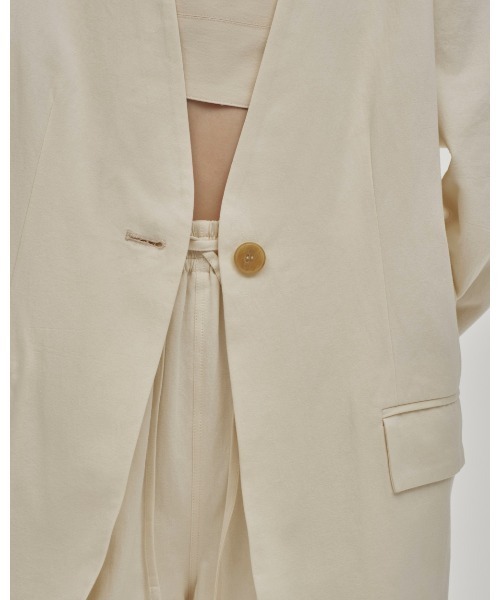 新品Todayful Collarless Cottonsatin Jacket セール】Collarless Cottonsatin Jacket（テーラードジャケット