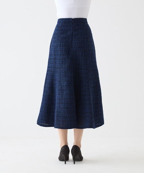 セール】Tuche/トゥシェ ハレの日style ミックスツイード フレアロング