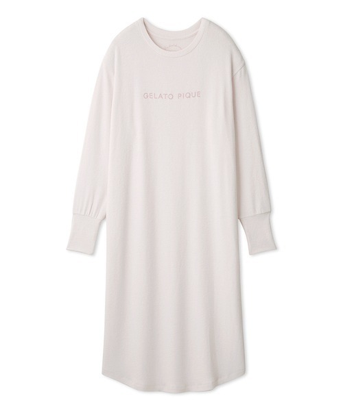 新品未使用✨gelato pique ワンピース ルームウェア ロゴスウェット gelato pique（ジェラートピケ） パジャマ ルームウェア エアリーモコ