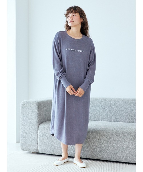 gelato pique（ジェラートピケ）の「スノーロゴワンピース（ルーム