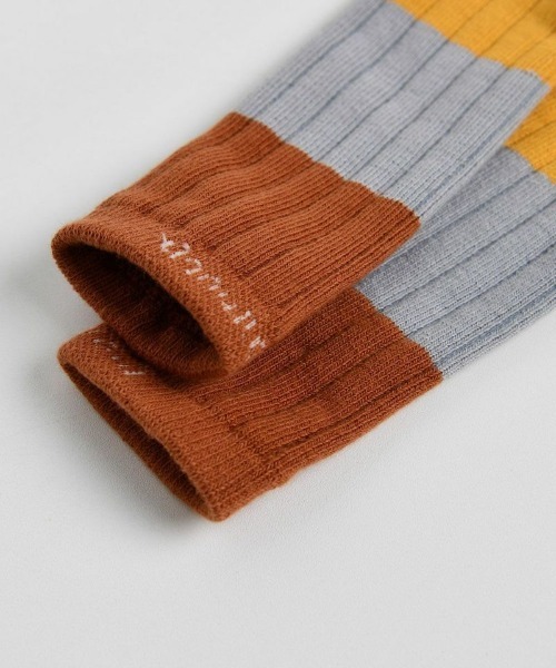 moimoln（モイモルン）の「ペロロングソックス（ソックス/靴下・キッズ・マスタード/ミント・10cm/12cm/14cm/16cm）」の8枚目の写真