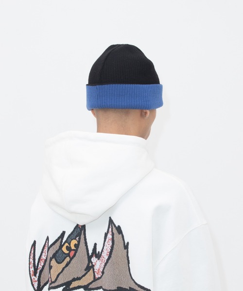 YESEYESEE（イエスアイシー）の「Y.E.S Reversible Beanie（ニットキャップ/ビーニー・メンズ・ブルー/レッド/ベージュ・FREE）」の21枚目の写真