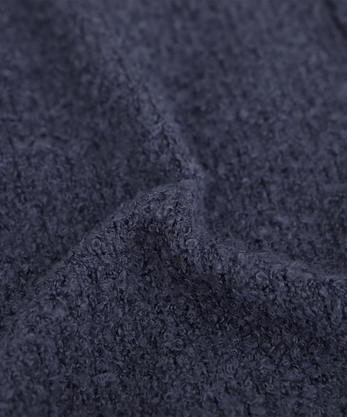 n'OrLABEL（ノアールレーベル）の「【機能素材】『ブークレニットコーディガン』（カーディガン/ボレロ・レディース・ミックスグレー/ブラウン系その他/ベージュ/ネイビー・FREE）」の16枚目の写真