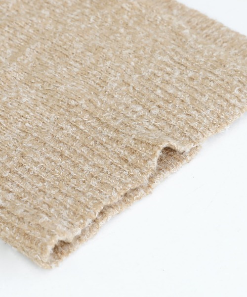 n'OrLABEL（ノアールレーベル）の「【機能素材】『ブークレニットコーディガン』（カーディガン/ボレロ・レディース・ミックスグレー/ブラウン系その他/ベージュ/ネイビー・FREE）」の17枚目の写真