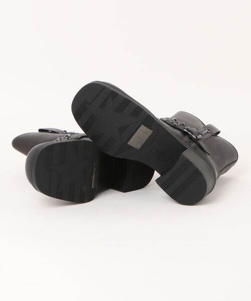 ASH（アッシュ）の「ASH/アッシュ【TEQUILA】スタッズベルト ウエスタンショートブーツ ５cmヒール（ブーツ・レディース・ブラック・36/38/37）」の3枚目の写真