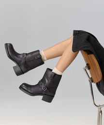 ASHアッシュ エンジニアブーツ ブラック24cm 38サイズ ヒール8.5cm ASHアッシュ エンジニアブーツ ブラック24cm 38サイズ ヒール8.5