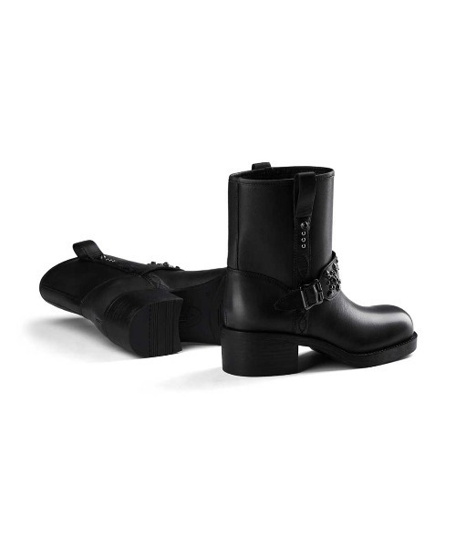 ASH（アッシュ）の「ASH/アッシュ【TEQUILA】スタッズベルト ウエスタンショートブーツ ５cmヒール（ブーツ・レディース・ブラック・36/38/37）」の7枚目の写真