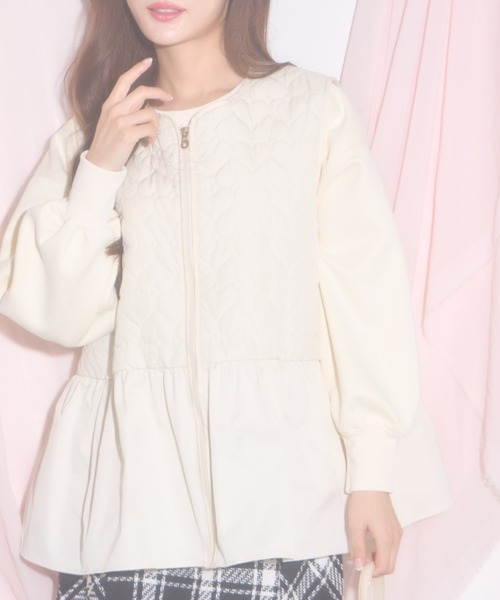 ZOZO限定】ハートキルティングベスト（ベスト）｜tocco closet