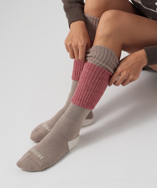 BAYFLOW（ベイフロー）の「[保温効果で暖かさ続く]BF HEATソックス（ソックス/靴下・レディース・ベージュ/サックスブルー/グレー・0）」の20枚目の写真