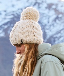 ROXY | WINTER BEANIE/ロキシーポンポン付きケーブルニットキャップ・ビーニー(ニットキャップ/ビーニー)