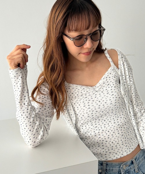 CANAL JEAN（キャナルジーン）の「Dume　Orchid(オーキッド)ボストンアイウェア（サングラス・レディース・グレー/ブラック/ブラウン系その他/ブラック×グレー・ONE SIZE）」の3枚目の写真