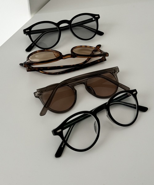 CANAL JEAN（キャナルジーン）の「Dume　Orchid(オーキッド)ボストンアイウェア（サングラス・レディース・グレー/ブラック/ブラウン系その他/ブラック×グレー・ONE SIZE）」の9枚目の写真