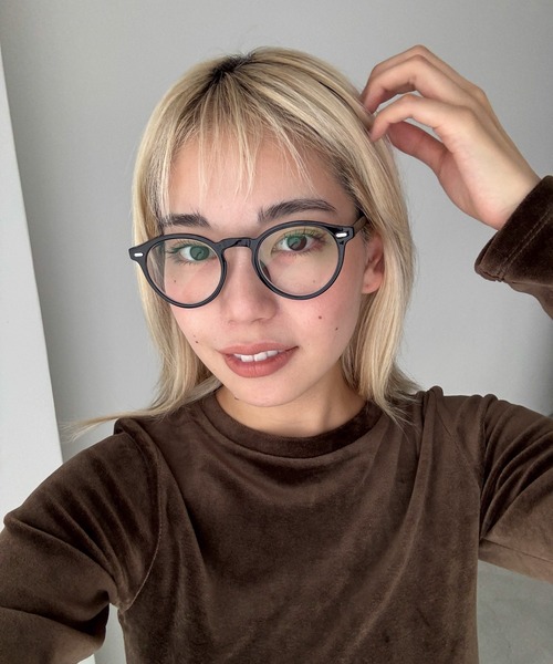 CANAL JEAN（キャナルジーン）の「Dume　Orchid(オーキッド)ボストンアイウェア（サングラス・レディース・グレー/ブラック/ブラウン系その他/ブラック×グレー・ONE SIZE）」の5枚目の写真