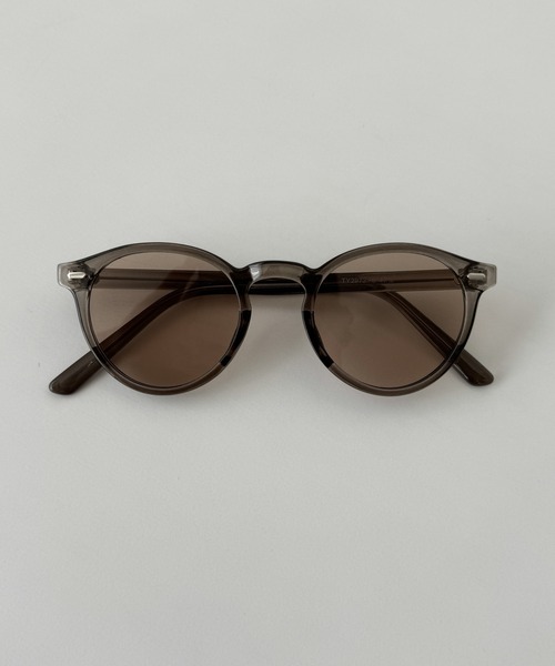 CANAL JEAN（キャナルジーン）の「Dume　Orchid(オーキッド)ボストンアイウェア（サングラス・レディース・グレー/ブラック/ブラウン系その他/ブラック×グレー・ONE SIZE）」の14枚目の写真