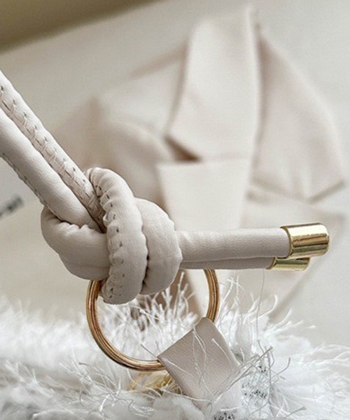 WESTSEA（ウエストシー）の「2way フリンジ ショルダーバッグ（ショルダーバッグ・レディース・ホワイト/オレンジ/ライトブルー/ブラック/ピンク・FREE）」の14枚目の写真