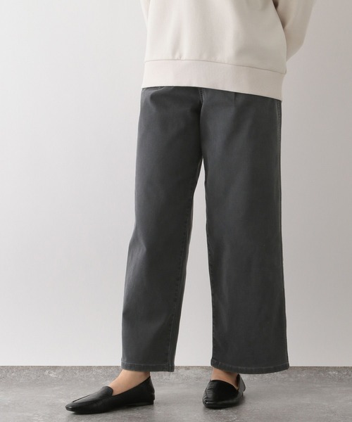 GLOBAL WORK Smile Seed Store（グローバルワーク スマイルシードストア）の「デニム起毛ワイドパンツ/116001（デニムパンツ・レディース・スミクロ/アイボリー/ブルー/ライトブルー・SMALL/X-LARGE/MEDIUM/LARGE）」の12枚目の写真