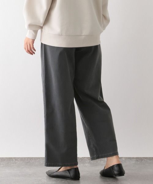 GLOBAL WORK Smile Seed Store（グローバルワーク スマイルシードストア）の「デニム起毛ワイドパンツ/116001（デニムパンツ・レディース・スミクロ/アイボリー/ブルー/ライトブルー・SMALL/X-LARGE/MEDIUM/LARGE）」の13枚目の写真