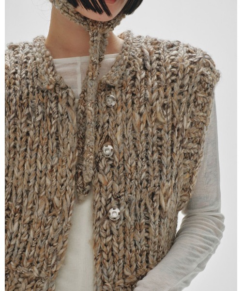 TODAYFUL（トゥデイフル）の「TODAYFUL Mix Handknit Vest 12420530 