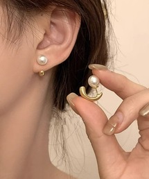 Ritomo De Ricco（リトモ・デ・リコ）の「シルバー925ポスト・パールピアス（ピアス（両耳用））」