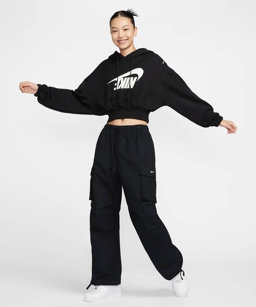 パーカー NIKE WOMENS CROPPED FRENCH TERRY PULLOVER HOODIE ナイキ ウィメンズ クロップド フレンチテ NIKE パーカー WOMENS CROPPED FRENCH TERRY PULLOVER HOODIE