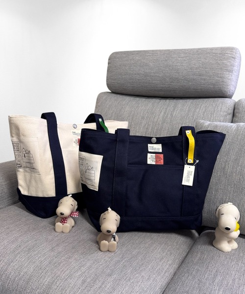 スヌーピー【SNOOPY】Ultra Heavy Canvas Tote Bag(M)（トートバッグ）｜SNOOPY×OLD BETTY'S（スヌーピーカケルオールドベティーズ）