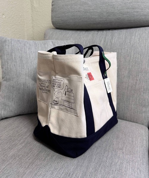 スヌーピー【SNOOPY】Ultra Heavy Canvas Tote Bag(M)（トートバッグ）｜SNOOPY×OLD BETTY'S（スヌーピーカケルオールドベティーズ）