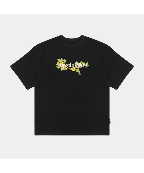 APPLEBUM 長袖カットソー 黒 オレンジロゴ HARDCORE' T-shirt（Tシャツ/カットソー）｜APPLEBUM（アップ