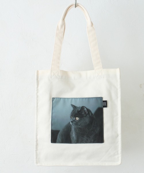 Per sist ence(パーシエンス)の「CATフォトプリントポケットトート(トートバッグ・レディース・C/A/B/E/G/F/D・FREE)」の1枚目の写真