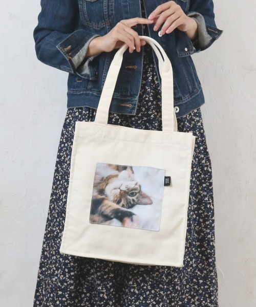 Per sist ence(パーシエンス)の「CATフォトプリントポケットトート(トートバッグ・レディース・C/A/B/E/G/F/D・FREE)」の12枚目の写真