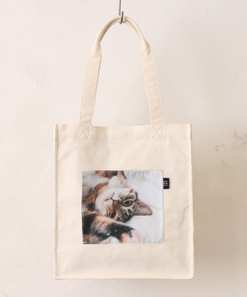 Per sist ence(パーシエンス)の「CATフォトプリントポケットトート(トートバッグ・レディース・C/A/B/E/G/F/D・FREE)」の11枚目の写真
