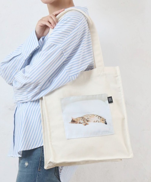 Per sist ence(パーシエンス)の「CATフォトプリントポケットトート(トートバッグ・レディース・C/A/B/E/G/F/D・FREE)」の22枚目の写真