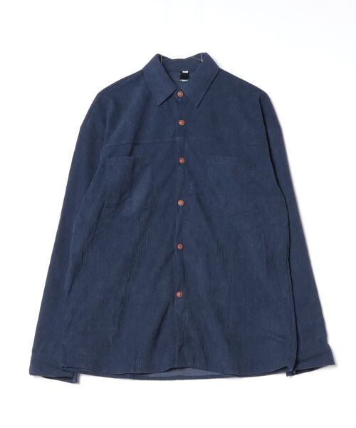 MGV（エムジーヴィー）の「コーデュロイベーシックシャツ（シャツ/ブラウス・メンズ・アイボリー/ブラック/グレー/ブルー・MEDIUM/LARGE/X-LARGE）」の16枚目の写真