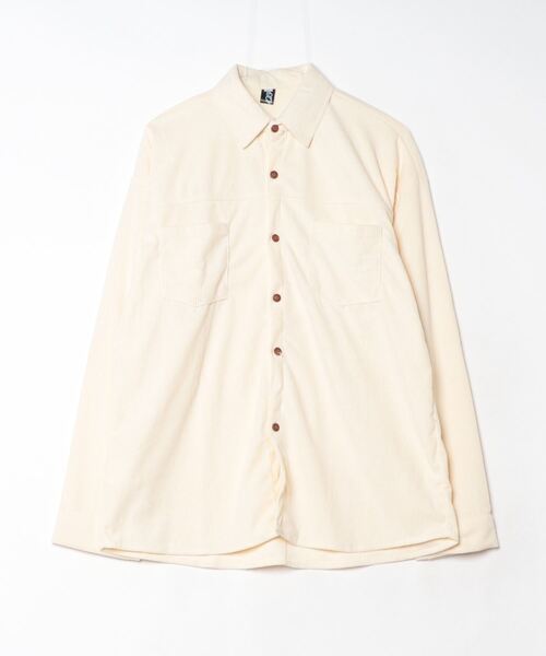 MGV（エムジーヴィー）の「コーデュロイベーシックシャツ（シャツ/ブラウス・メンズ・アイボリー/ブラック/グレー/ブルー・MEDIUM/LARGE/X-LARGE）」の13枚目の写真