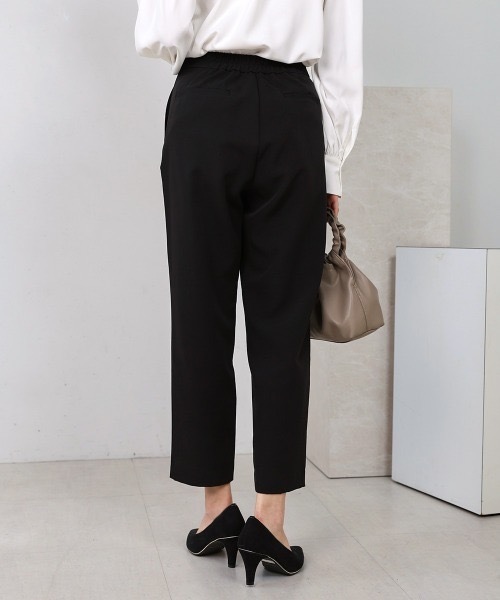 Bou Jeloud（ブージュルード）の「【セレモニー向け】とろみテーパードパンツ（スラックス・レディース・ブラック/ベージュ・FREE）」の6枚目の写真