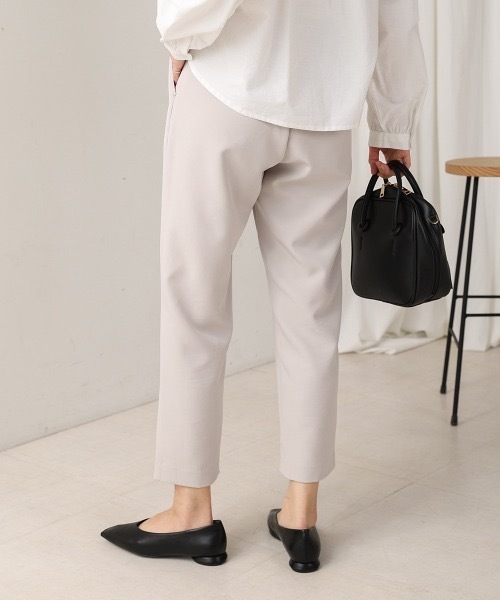 セール】【セレモニー向け】とろみテーパードパンツ（スラックス
