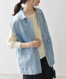SHIPS any | SHIPS any:〈洗濯機可能〉デニム ベスト［SHIPS any DENIM］(その他アウター)