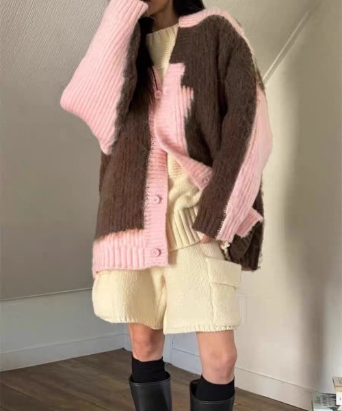 gossip!ロサンゼルス(ゴシップロサンゼルス)の「ニットセットアップ(セットアップ・レディース・グレー/オフホワイト/ブラウン/ブルー・FREE)」の20枚目の写真