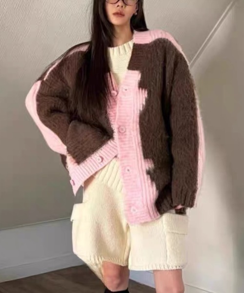 gossip!ロサンゼルス(ゴシップロサンゼルス)の「ニットセットアップ(セットアップ・レディース・グレー/オフホワイト/ブラウン/ブルー・FREE)」の21枚目の写真