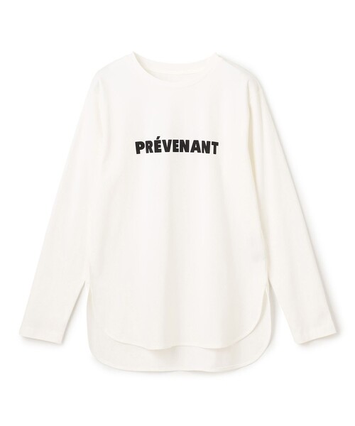 UNFILO(アンフィーロ)の「ロゴプリントロンT(Tシャツ/カットソー・レディース・ホワイト系/ネイビー系・SMALL/MEDIUM/LARGE)」の11枚目の写真