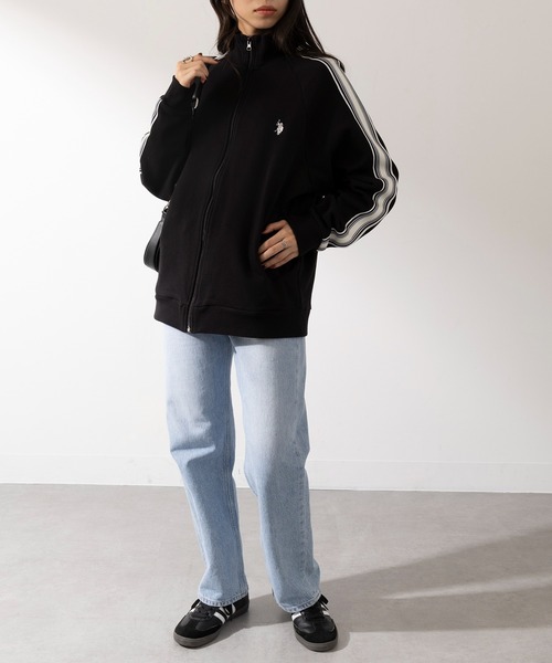 セール】【U.S. POLO ASSN.】ワンポイント袖ライントラック